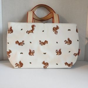 Cat Kidston Garden Squirrel Lunch Bag Insulated